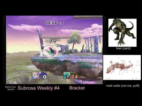Subrosa Weekly #4 - Bracket - Kiwi (Zard) vs Matt Walts (Puff, GNW)