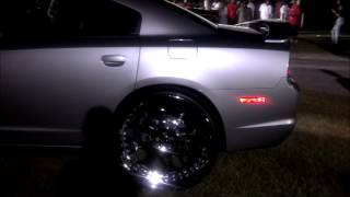 Dodge Charger on 26" Forgiatos Pulls Up @ Gucci Mane Car Show