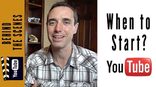 When should you start a YouTube channel? | Behind the scenes of a YouTube channel