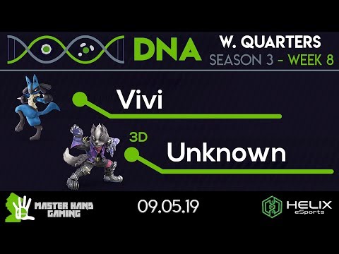 DNA S3:W8 - Vivi (Lucario) Vs. 3D | Unknown (Wolf) - W Quarterfinals