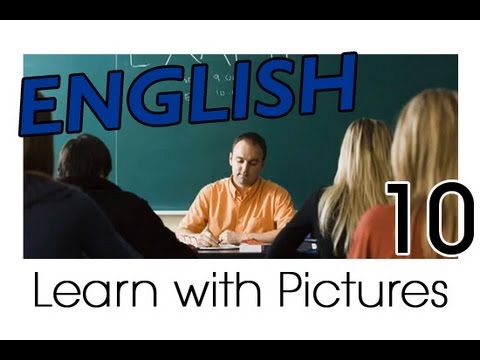 英語を学ぶ - 英会話スクールの語彙 (Learn English - English School Vocabulary)