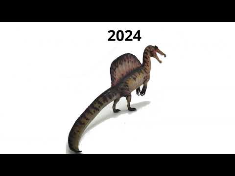 Evolution of Spinosaurus 1912-2024