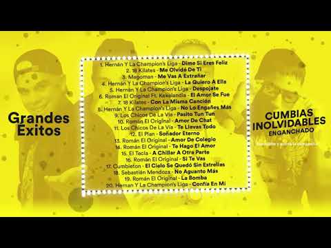 ENGANCHADO CUMBIAS INOLVIDABLES - Hernan y la Champion's, 18 Kilates, Roman El Original