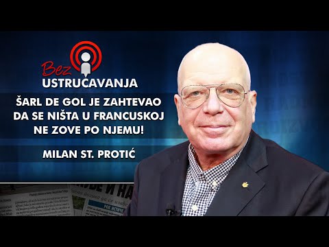 Milan St. Protić - Šarl de Gol je zahtevao da se ništa u Francuskoj ne zove po njemu!