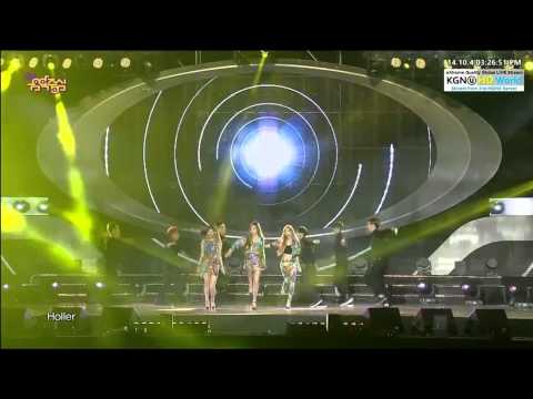 [Stream 1080p] 141004 SNSD TTS - Holler @ Music Core
