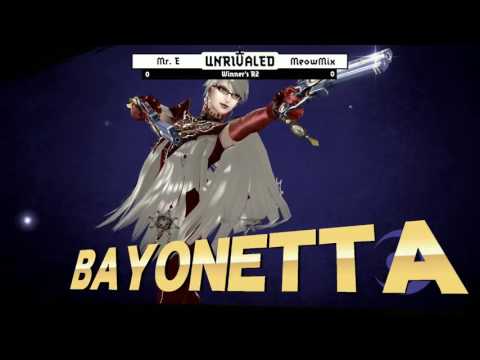 Unrivaled 4 WiiU - Mr.E (Pikachu, Sheik) vs MeowMix (Bayonetta) - Winners R2