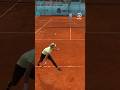 TWEENER TRAINING by teenager Mirra Andreeva in Madrid 🌭 #wta #tennis #shorts #trickshots
