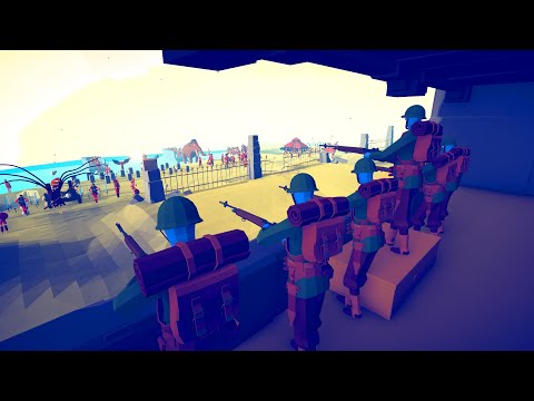 80x USA ARMY vs ALL FACTION - Totally Accurate Battle Simulator TABS