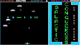 Apple II Longplay - Arcade Insanity - Galactic Conquerors (1983) Avant-Garde