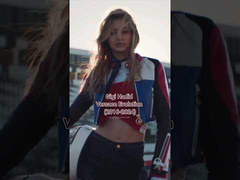 Gigi Hadid Versace Evolution (2016-2024) 🤯🔥 #shortsfeed #gigihadid #supermodel #versace #gigi
