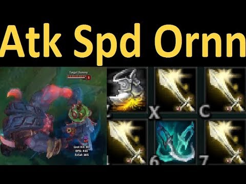 Max Attack Speed Ornn - The 2.5 Attack Speed Mountainsmith