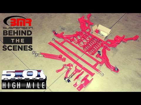High Mile Coyote Mustang Behind The Scenes: BMR Suspension