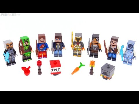 LEGO Minecraft Skin Packs 1 & 2 reviewed!