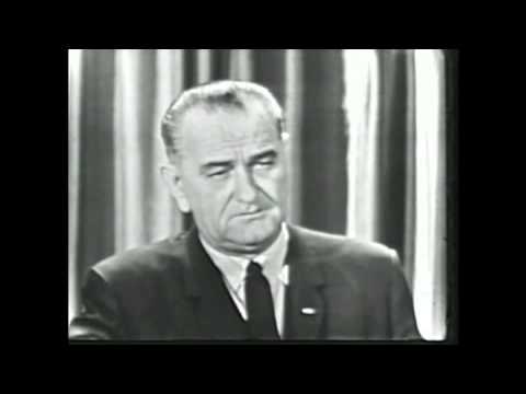 Video - President Johnson's Remarks on Vietnam at Johns Hopkins University, 4/7/65. MP549. - LBJ Library
