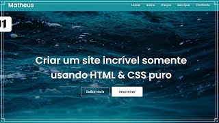 🔥 Como Criar um SITE HTML e CSS na Prática PASSO A PASSO - Guia para INICIANTES 🔥