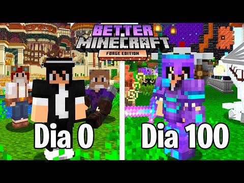PASSEI 100 DIAS NO MODPACK BETTER MINECRAFT - O FILME
