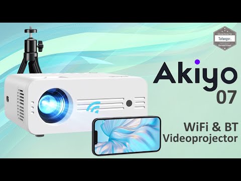 AKIYO-Projektor 07 – WLAN-LED-Projektor 1080P – Akiyo Tech – Unboxing