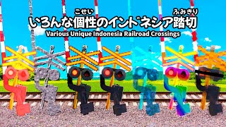 Download lagu Various Unique Indonesian Railroad Crossings mp3
