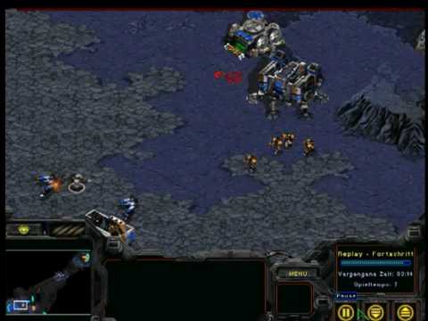 Starcraft Tutorial: Terran VS Terran -Barracks Rush-
