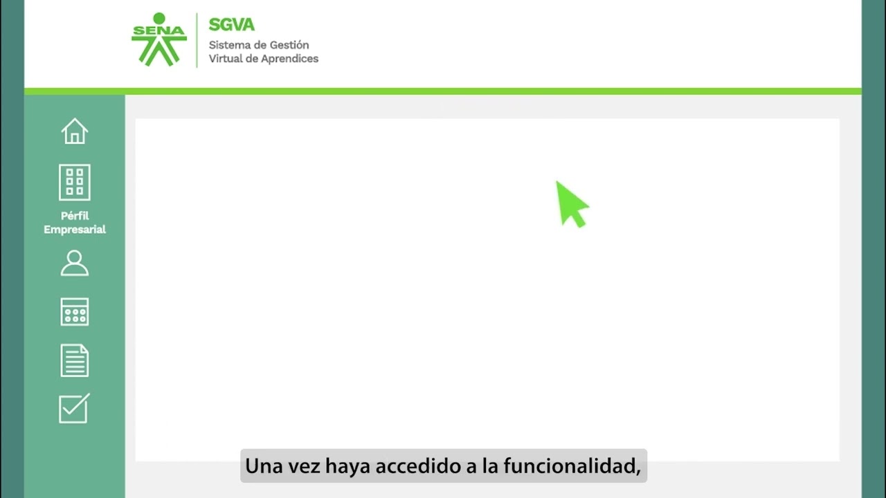 Tutorial Sistema de Gestión Virtual de Aprendices - SGVA
