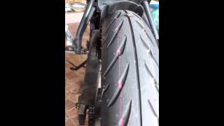 my fucked up rear rim (hand spin) :(