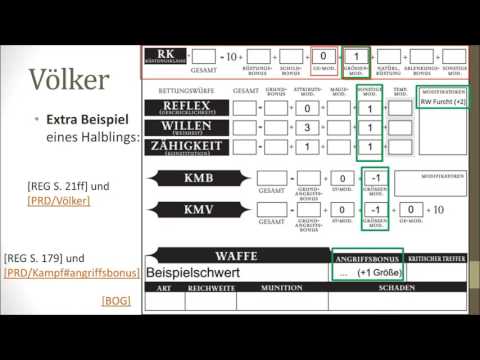 Pathfinder Charakter erstellen - Schritt 2 - Volk - Part II