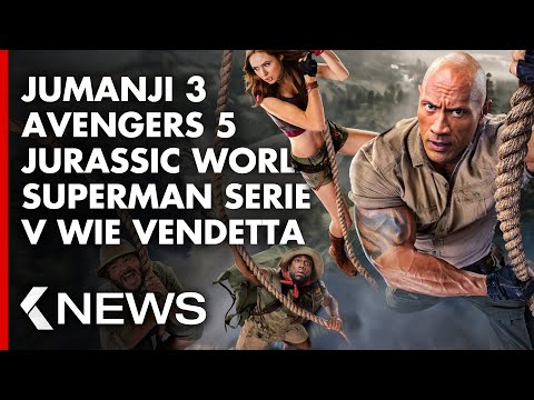Jumanji 3, Jurassic World 5, Avengers: Doomsday, Alice im Wunderland, Gremlins 3... KinoCheck News