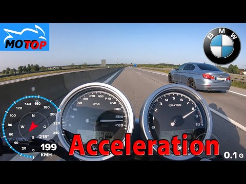 BMW R nineT 100 Years (2023) - ACCELERATION - Gopro GPS and DRAGY measured