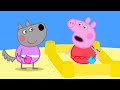 Peppa Pig Enjoys Beach Fun Building Sandcastles Adventures With Peppa Pig
