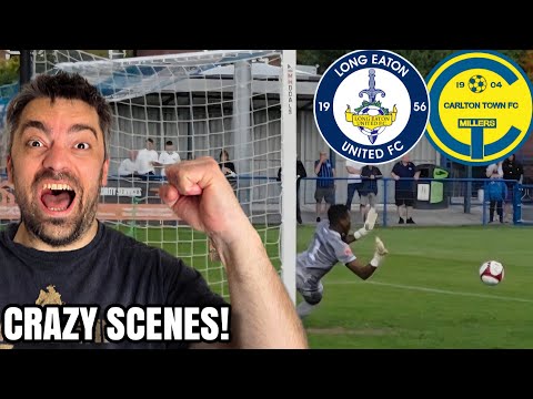 PENALTY SHOOTOUT SCENES as Carlton Town win a game that had EVERYTHING!