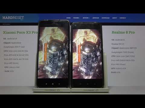 Xiaomi Poco X3 Pro vs Realme 8 Pro - Sling Shot Extreme  3DMark Test