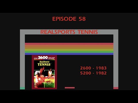 RealSports Tennis - Atari 2600 Vs Atari 5200