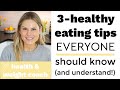 HEALTHY EATING How To Make Eating Healthy Easier