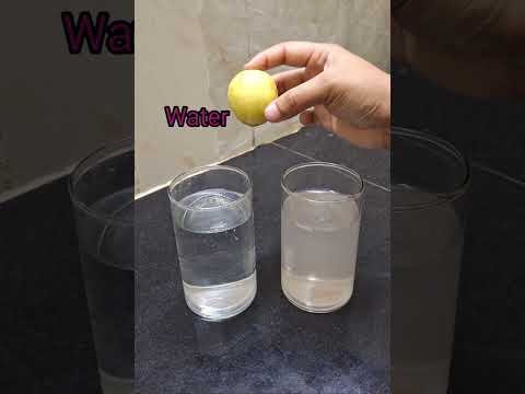 Floating Lemon On Water  Trick | Easy Experiment Telugu || #ytshorts