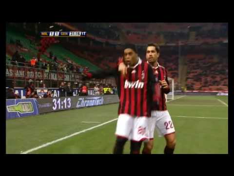 Video gol highlights Milan - Genoa 5-2 - 18a giornata Serie A - 06-01-10