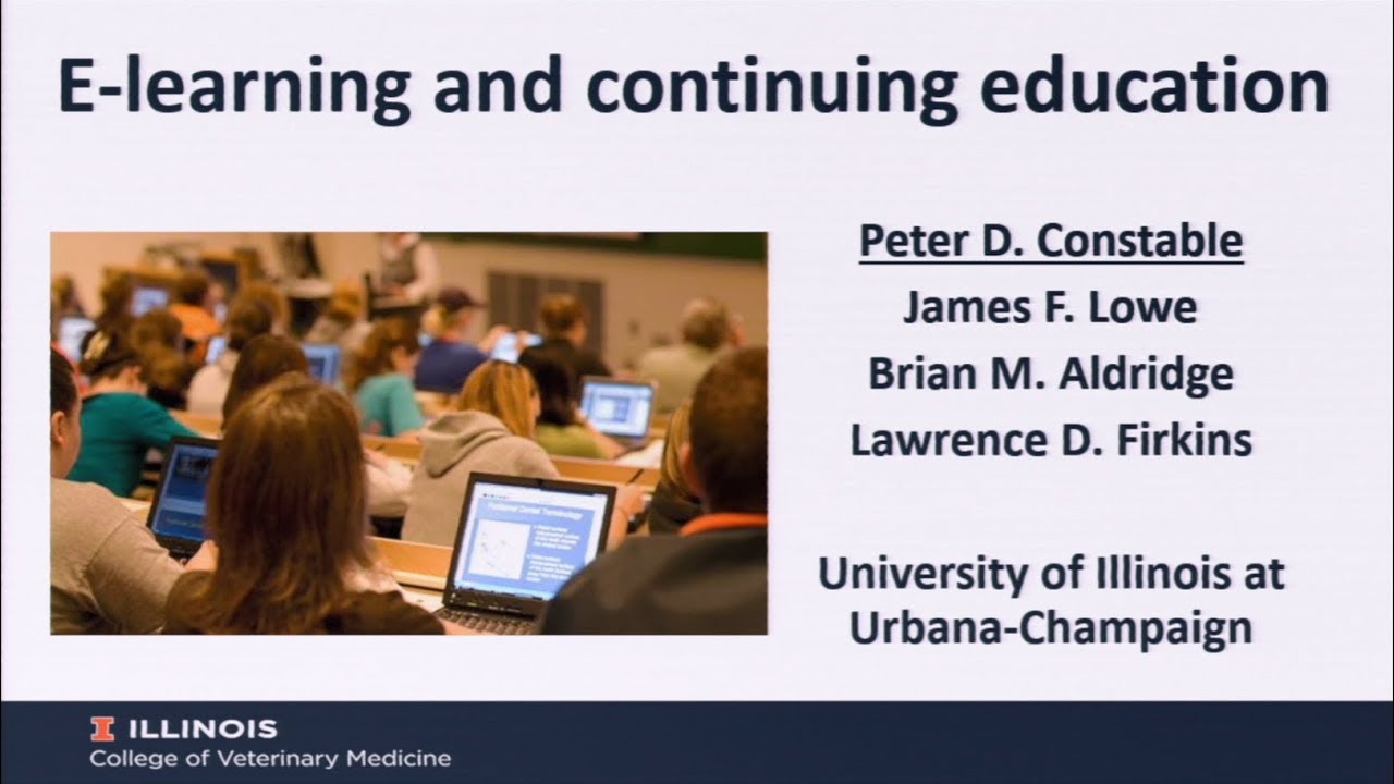 E-learning and continuing education