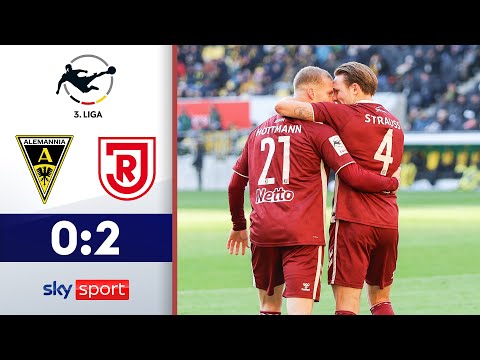 Regensburg gewinnt 6-Punkte Spiel! | Alemannia Aachen - SSV Jahn Regensburg | Highlights - 3. Liga