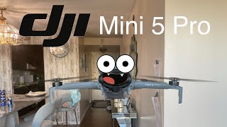 Take a look and new design of DJI mini 5 Pro ￼walk through￼ with flight sounds ￼