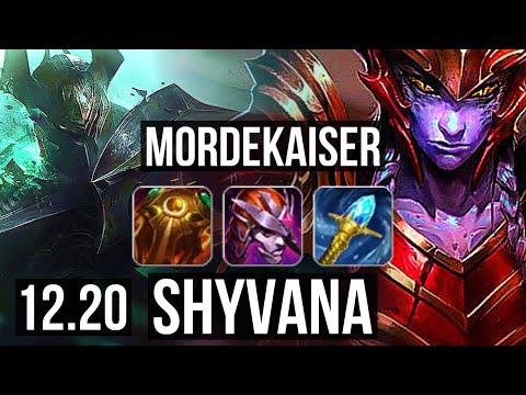 MORDE vs SHYVANA (TOP) | 9/1/6, Legendary, 1.0M mastery, 400+ games | EUW Grandmaster | 12.20