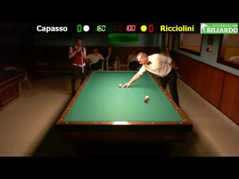 Capasso vs Ricciolini - Gara Interregionale 1/2/3 Cat. CSB Accademia del Biliardo Terni 4 Giu 2017