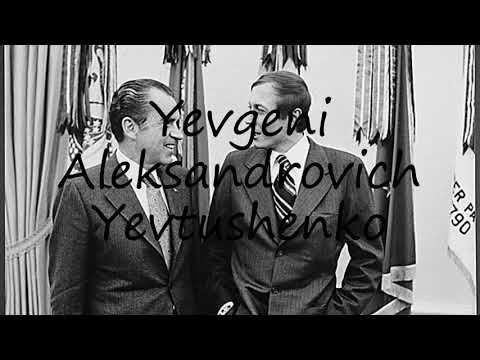 How to Pronounce Yevgeni Aleksandrovich Yevtushenko?