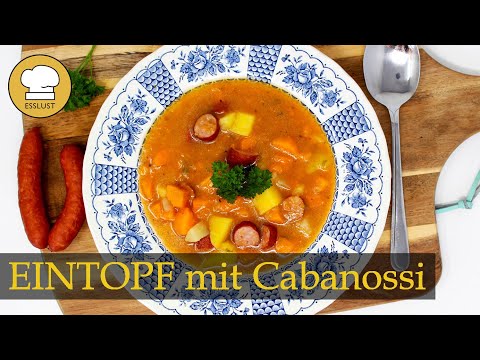 Kartoffel-Möhren-Eintopf mit KOHLRABI und CABANOSSI