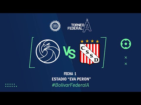 RESUMEN CLUB CIUDAD DE BOLIVAR 1 -  SANSINENA 0 - PRIMERA FECHA FEDERAL A