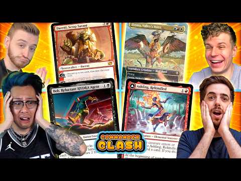 Mono-Red Lifegain vs Storm vs Bob vs Fliers | Commander Clash