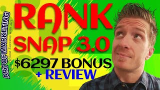 RANKSNAP 3.0 Review, Demo & $6297 Bonus - RANK SNAP 3.0 Review