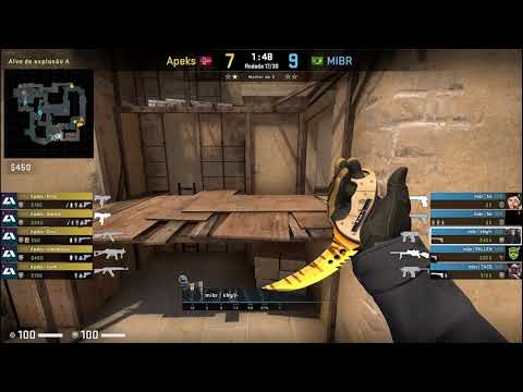 Pov kNgV (20/15) CS GO DEMO - MIRAGE - 16 MIBR VS 8 APEKS (LOOT.BET S7 08/09/2020)