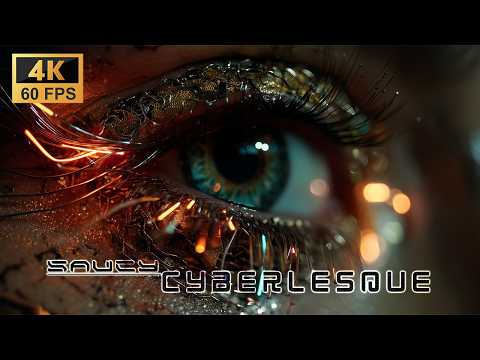 Saucy - Cyberlesque  | Official 4k/60fps Music Video | AI Visuals