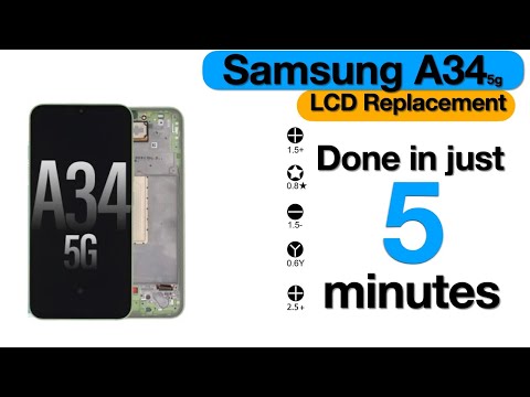 Samsung A34 5G Screen Replacement | Step-by-Step Guide #SamsungA34 #ScreenRepair #TechTutorial”