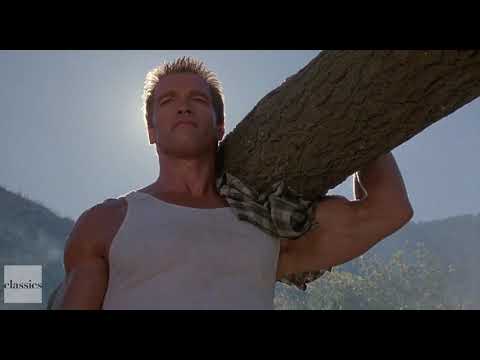 Arnold Schwarzenegger Commando 1985 Intro Scene