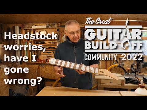 #GGBO22 Community Build ep5: Shaping the neck and fretboard, body work and a great guitar story